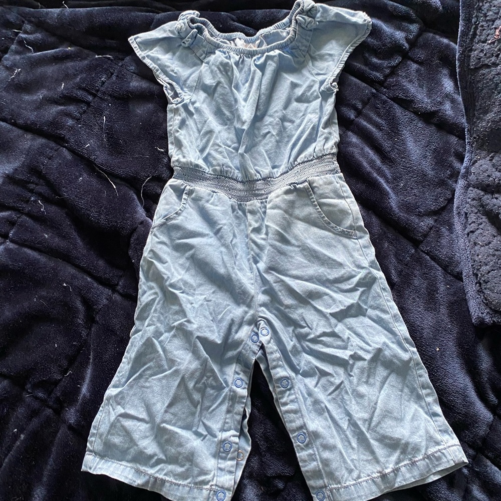 Denim romper